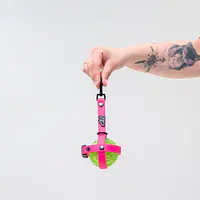 Ball holder Biothane® Pink AF - Master