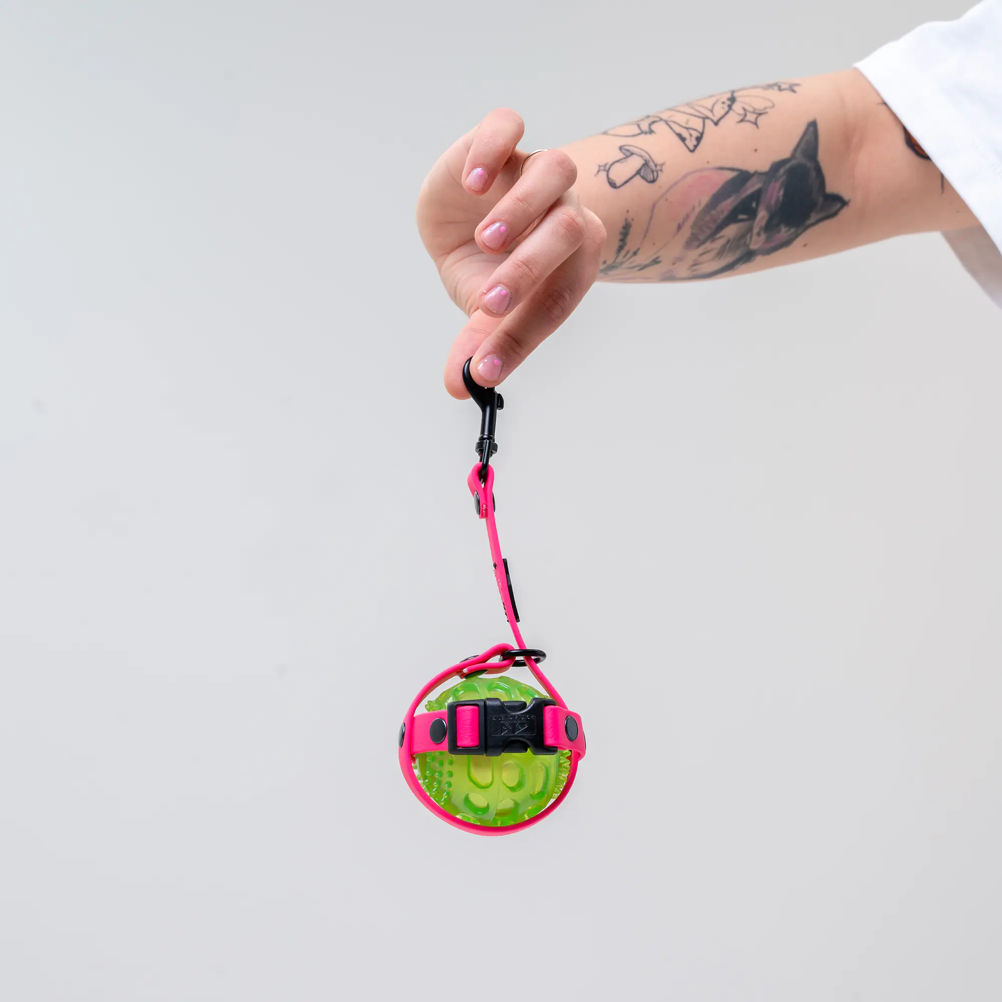 Ball holder Biothane® Pink AF - Master