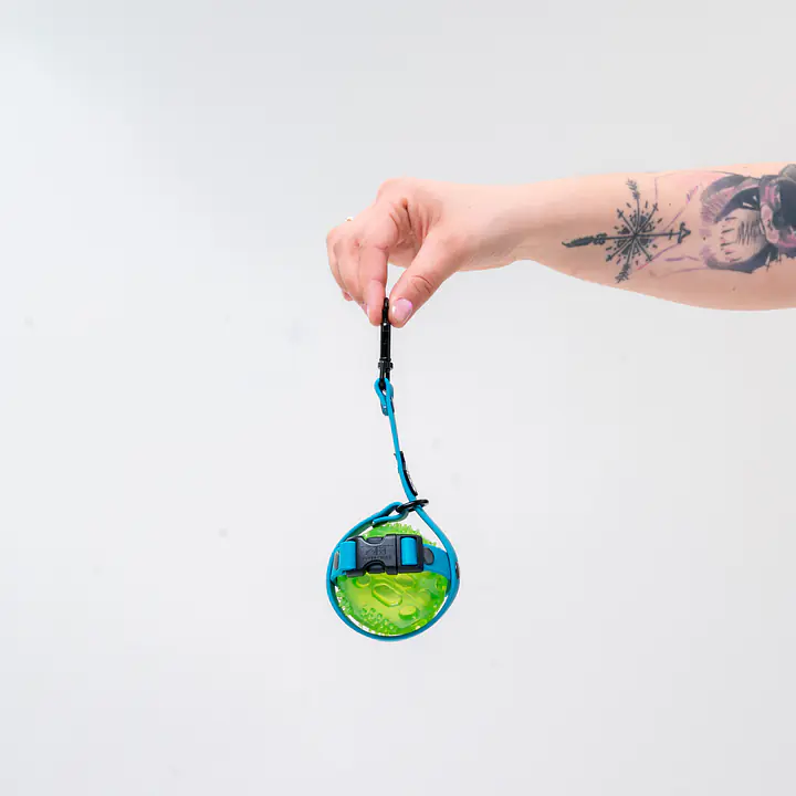 Ball holder Biothane® Turquoise AF - Master