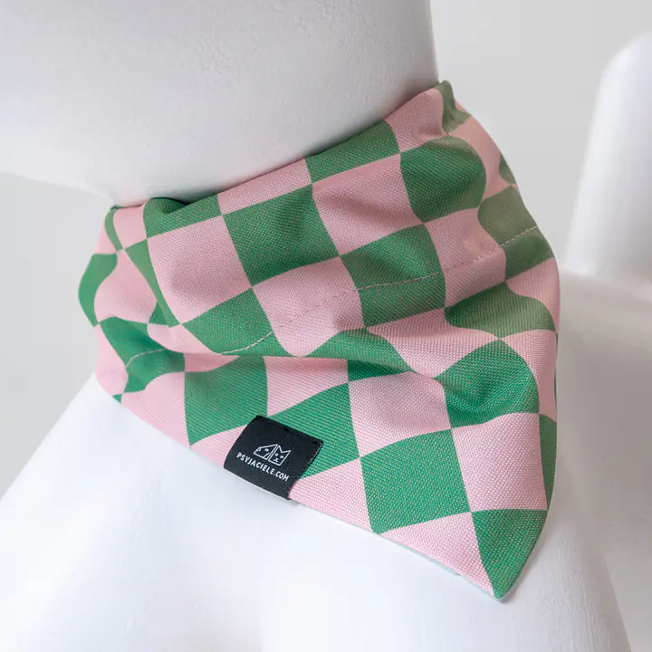 Bandana "Check Mate" collar - Master
