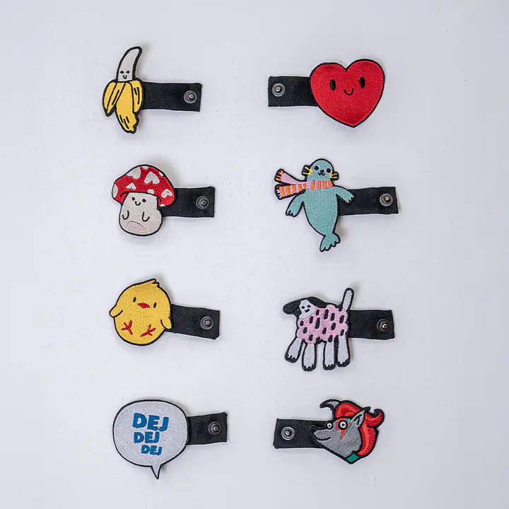 Pimp My Szelki - haftowana przypinka do szelek  - Master