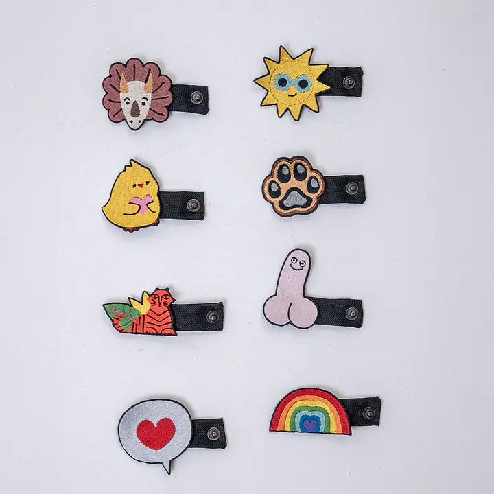 Pimp My Szelki - haftowana przypinka do szelek  - Master