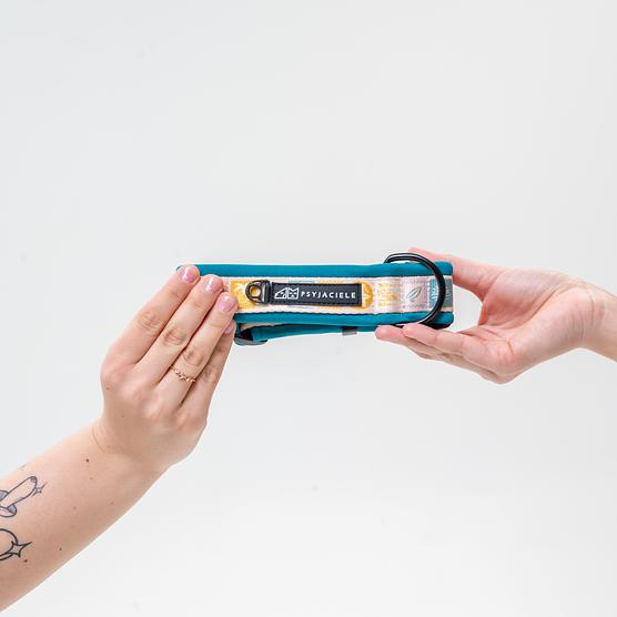 Obroża z klamrą SUPER SOFT "Beach Please"