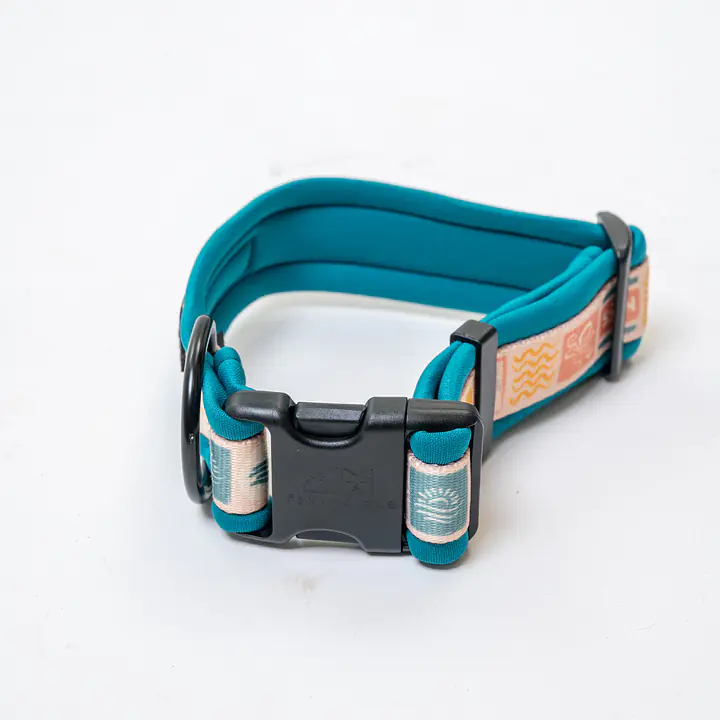 Obroża z klamrą SUPER SOFT "Beach Please" - Master