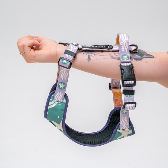 Szelki bezuciskowe dla psa lub kota "Beach Please"