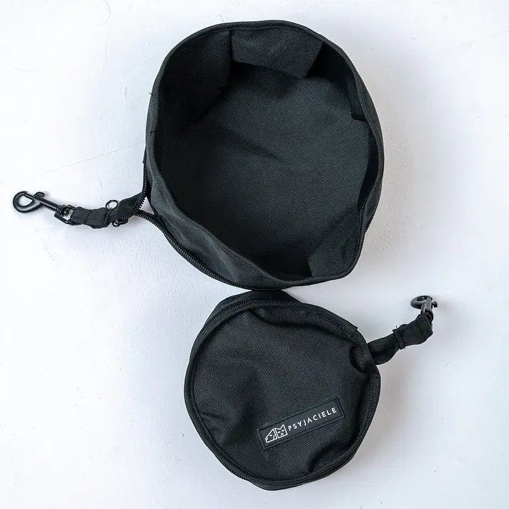 Składana miska podróżna "Black is the new black" - Master