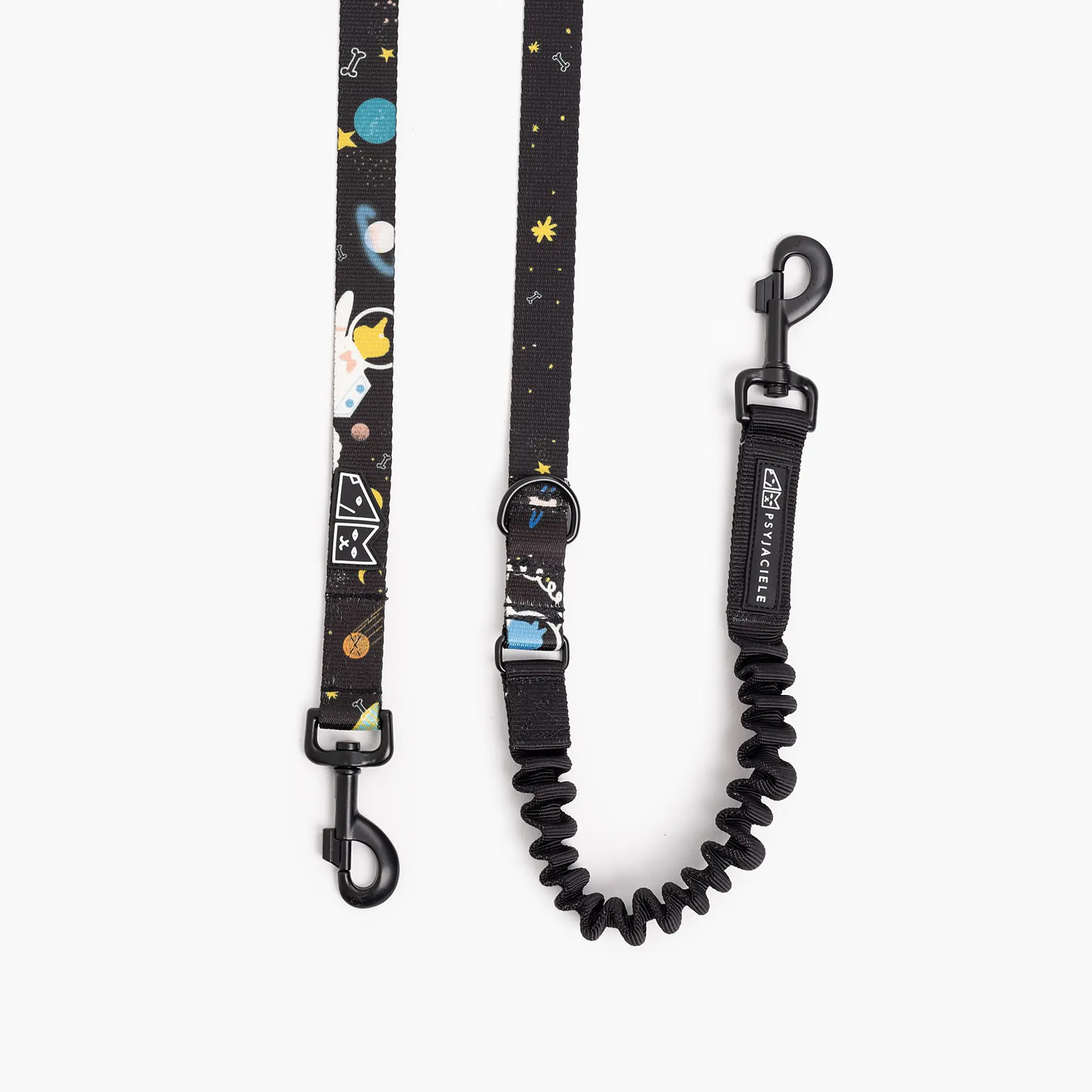 "I need space" leash with a shock absorber - Master