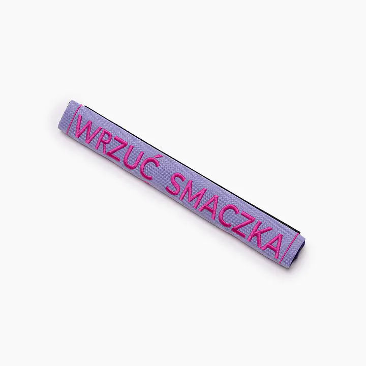 Haftowana nakładka na smycz z Twoim napisem - Master