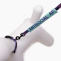 Haftowana nakładka na smycz z Twoim napisem - Master