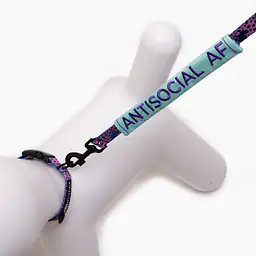 Haftowana nakładka na smycz z Twoim napisem - Master