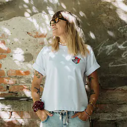 COPY OF Women's black embroidered T-shirt - Master