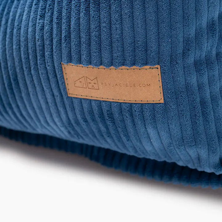 Orthopedic corduroy couch ''Scooby Blue'' - Master